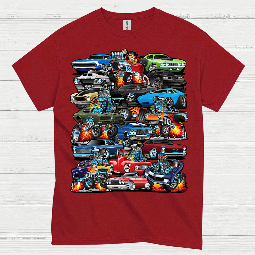 Classic Muscle Cars Collection T Shirt