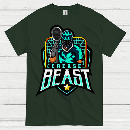 Crease Beast Lacrosse Goalie T Shirt