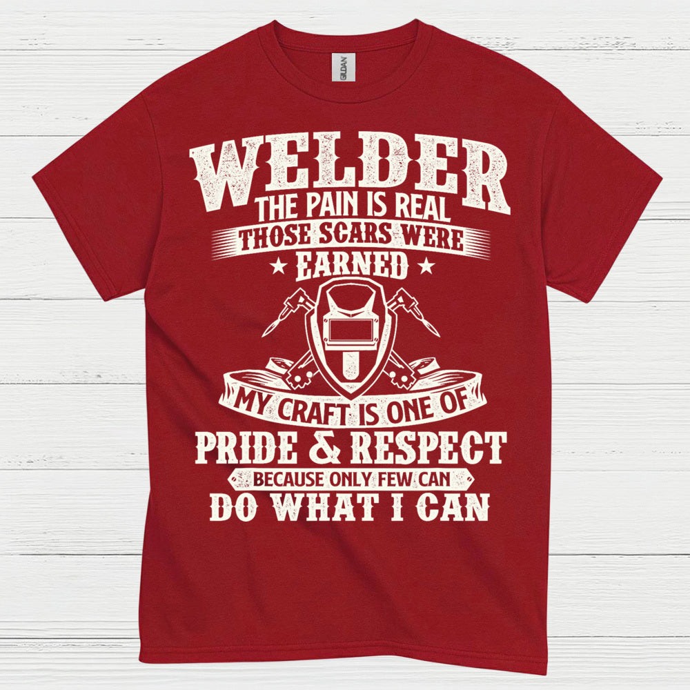 Pride And Respect Welder T Shirt