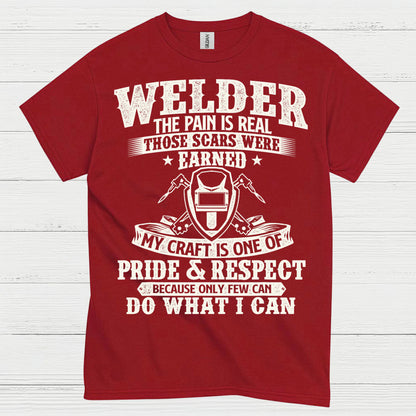 Pride And Respect Welder T Shirt