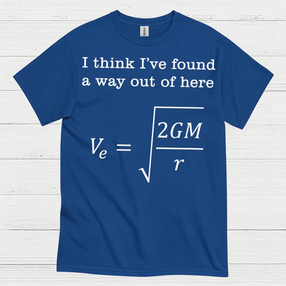 Escape Velocity Physics T Shirt