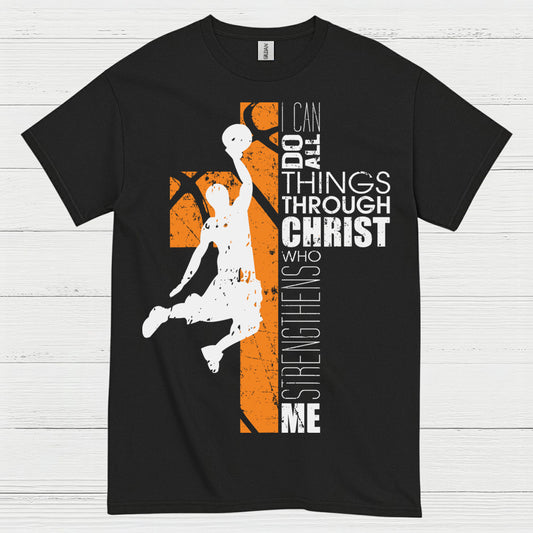 I Can Do All Things Through Christ Basketball T Shirt