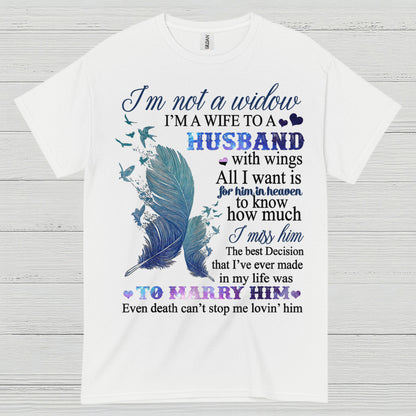 Forever His Wife With Wings In Heaven T Shirt
