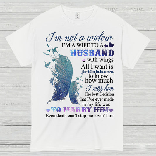 Forever His Wife With Wings In Heaven T Shirt