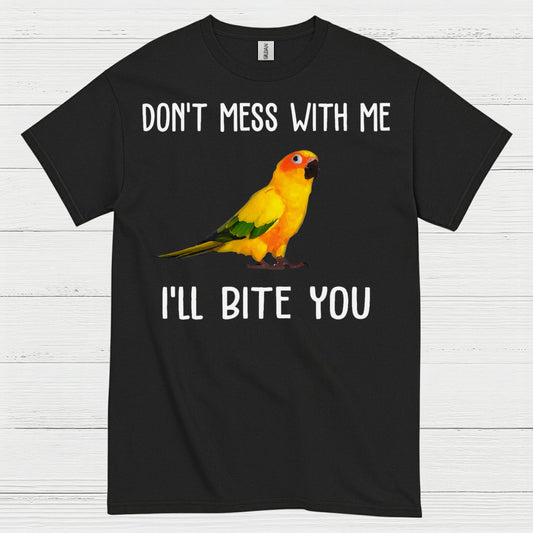 Don’t Mess With Me Funny Parrot T Shirt