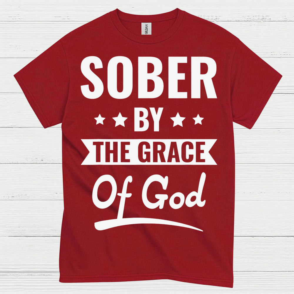Sober By The Grace Of God Christian T Shirt