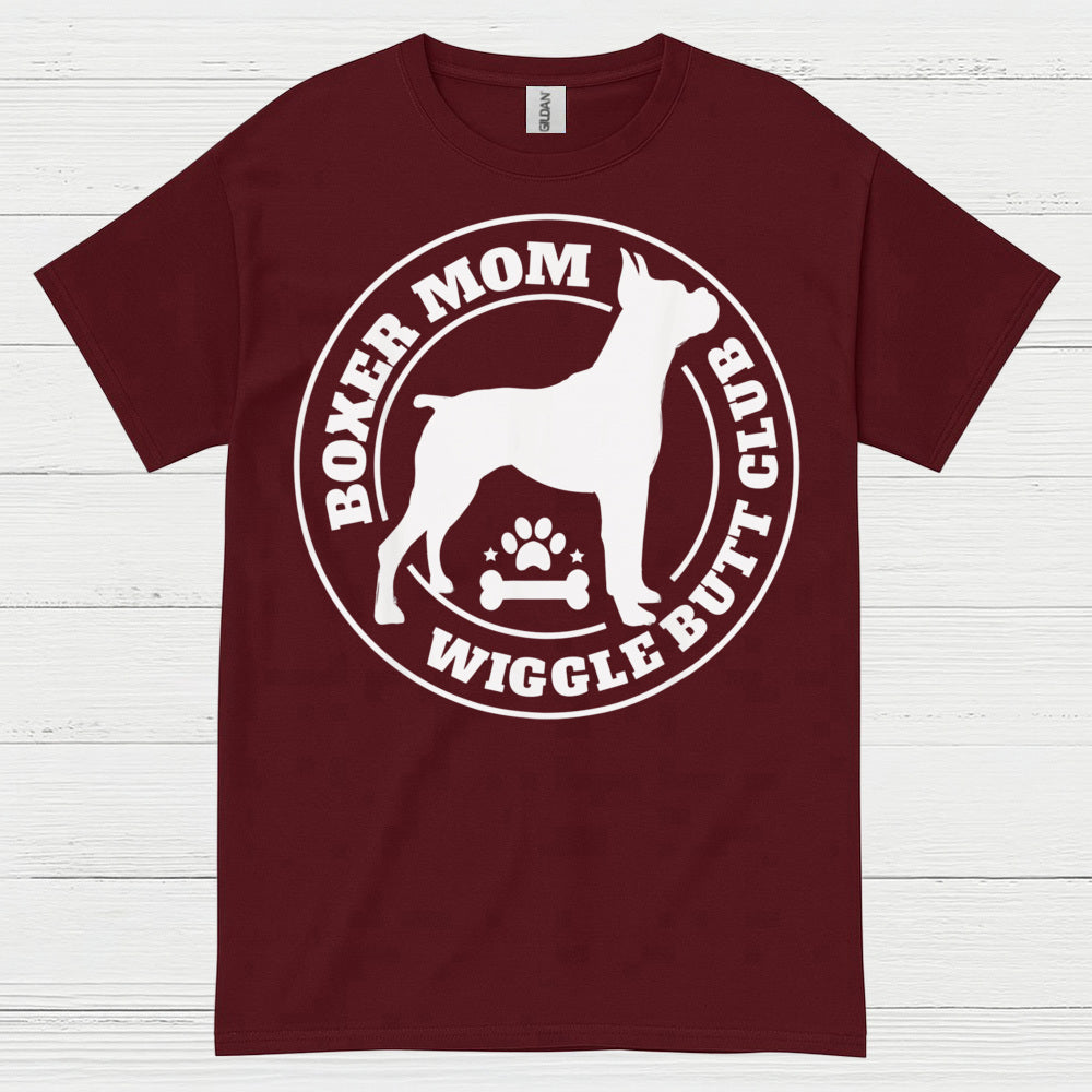 Boxer Mom Wiggle Butt Club T Shirt