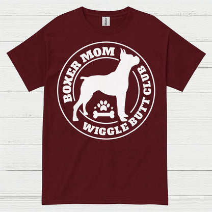 Boxer Mom Wiggle Butt Club T Shirt