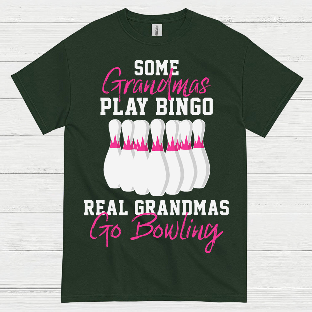 Real Grandmas Go Bowling Funny T Shirt