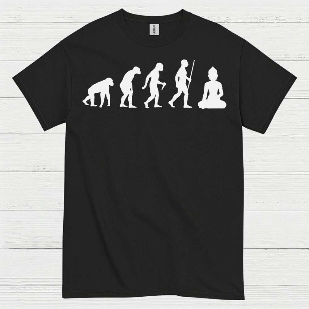 Evolution To Meditation Zen T Shirt