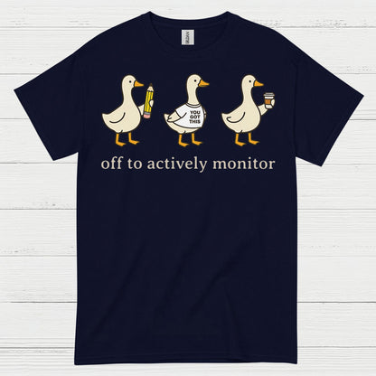 Ducks in Action Teacher T Shirt