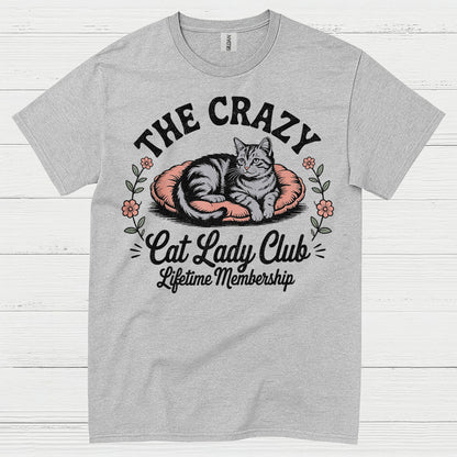 Crazy Cat Lady Club T Shirt