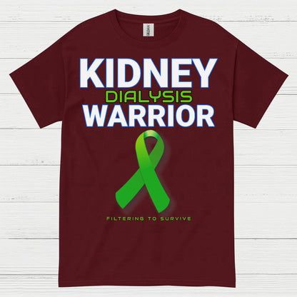 Kidney Dialysis Warrior Strength Awareness T Shirt