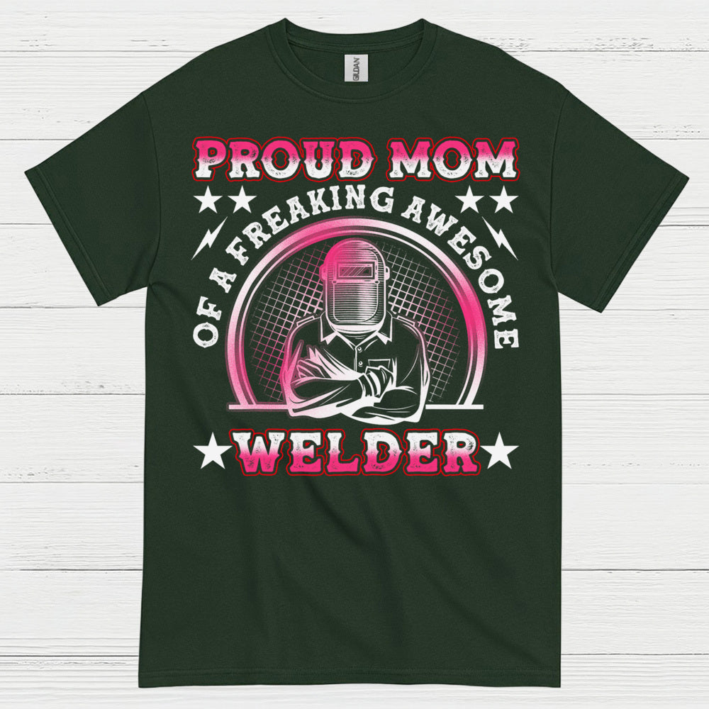 Proud Mom Welder Celebrating Her Awesome Craft T Shirt