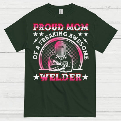 Proud Mom Welder Celebrating Her Awesome Craft T Shirt