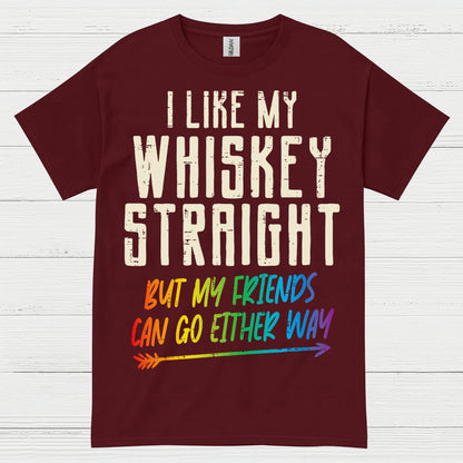I Like My Whiskey Straight T Shirt