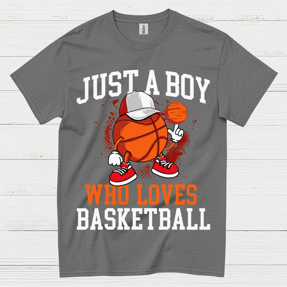 Just A Boy Who Loves Basketball T Shirt