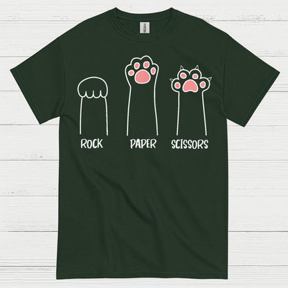 Rock Paper Scissors Cat Paw T Shirt