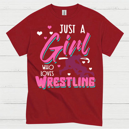 Girls Wrestling Pride Graphic T Shirt