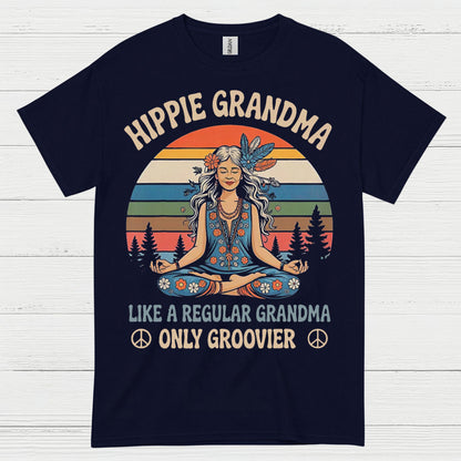 Hippie Grandma Groovier Than Regular T Shirt