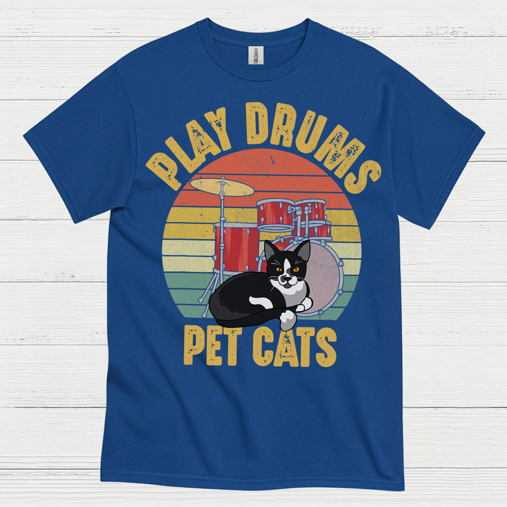 Cat Petter Drummer T Shirt