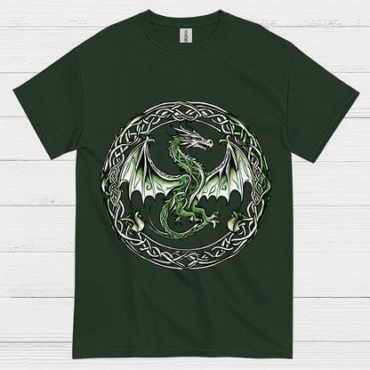 Celtic Green Dragon T Shirt