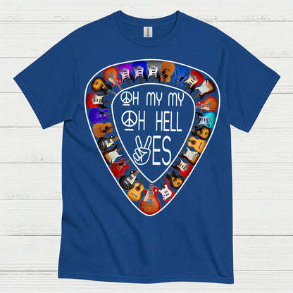 Oh Hell Yes Guitar Pick T Shirt