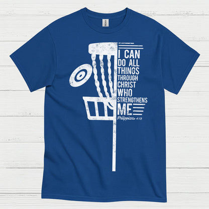 I Can Do All Things Disc Golf T Shirt