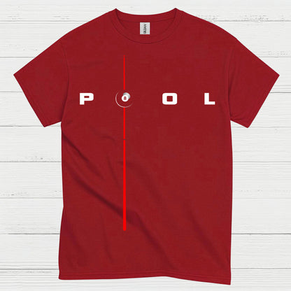 Minimal Pool Line 8 Ball T Shirt