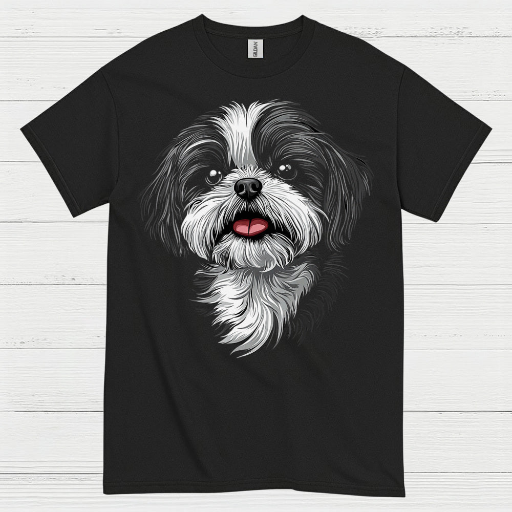 Cute Shih Tzu Portrait Graphic T Shirt