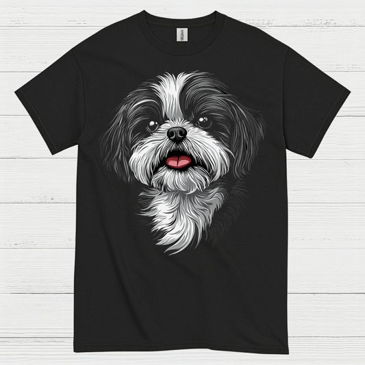 Cute Shih Tzu Portrait Graphic T Shirt