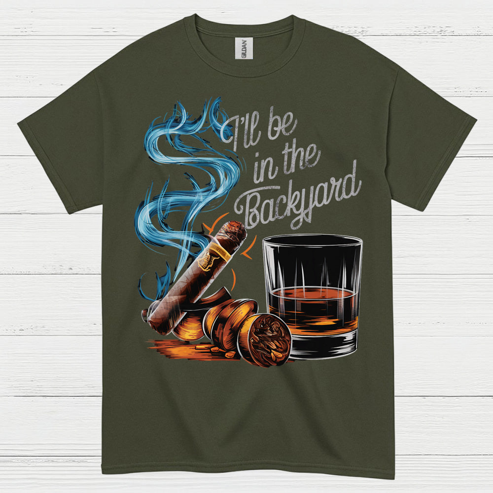 Backyard Whiskey And Cigar Life T Shirt