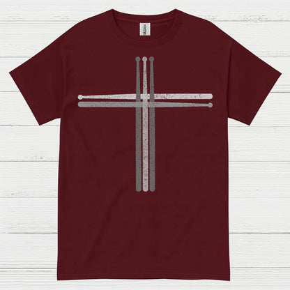 Cross Drum Sticks T Shirt