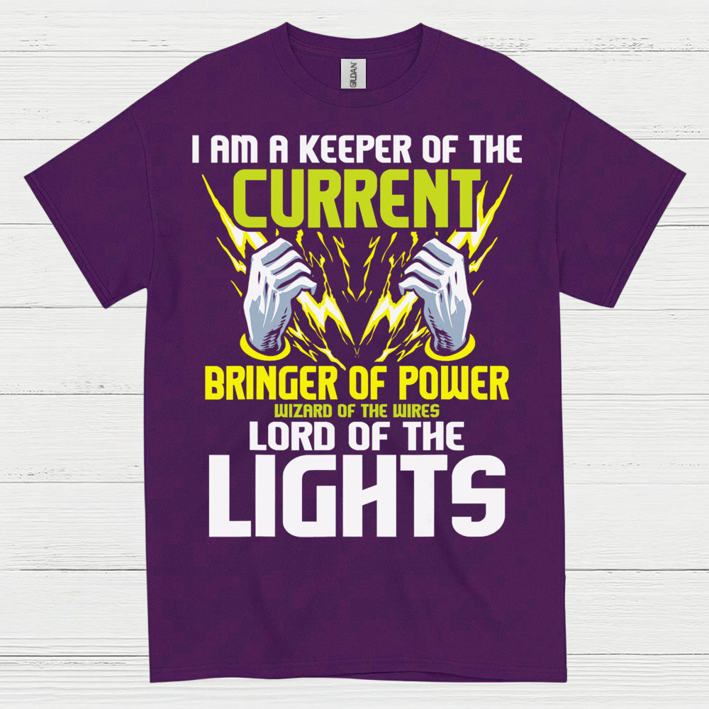 Keeper Of The Current Electrician T Shirt