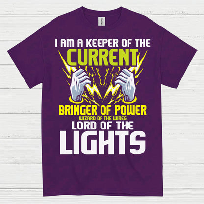 Keeper Of The Current Electrician T Shirt