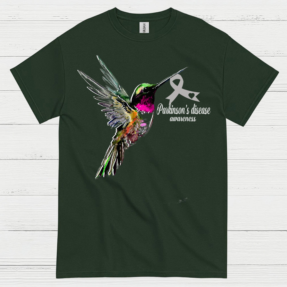 Parkinsons Awareness Hummingbird Hope T Shirt