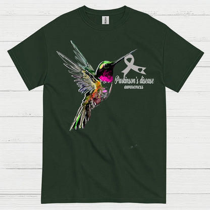 Parkinsons Awareness Hummingbird Hope T Shirt