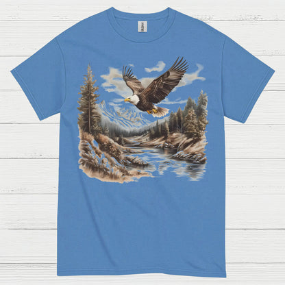 Vintage Bald Eagle Mountain River Wilderness T Shirt