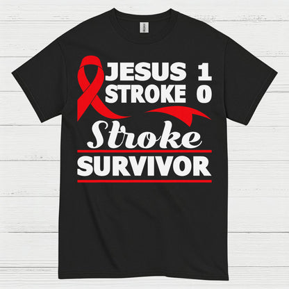 Jesus Stroke Survivor Faith Strength T Shirt