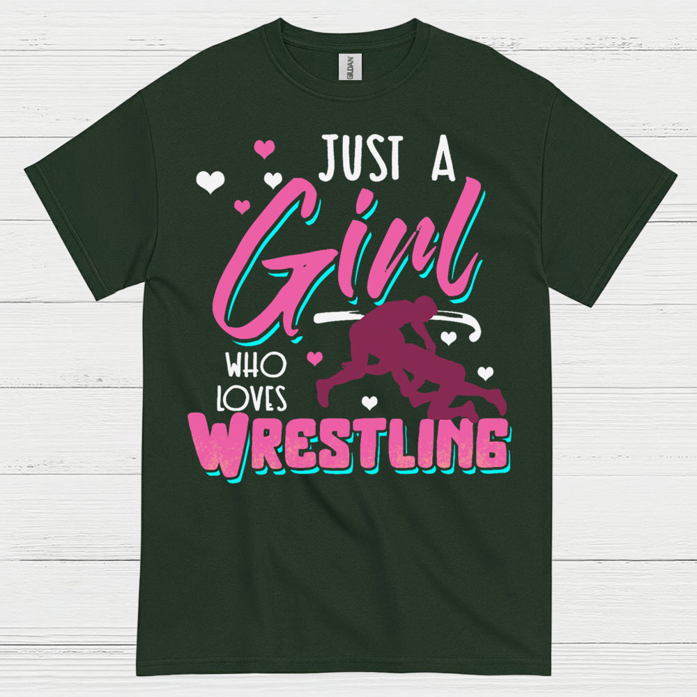 Girls Wrestling Pride Graphic T Shirt