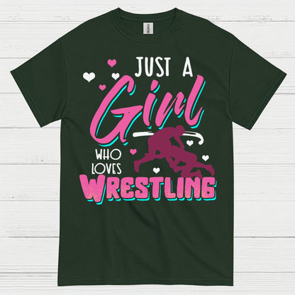 Girls Wrestling Pride Graphic T Shirt