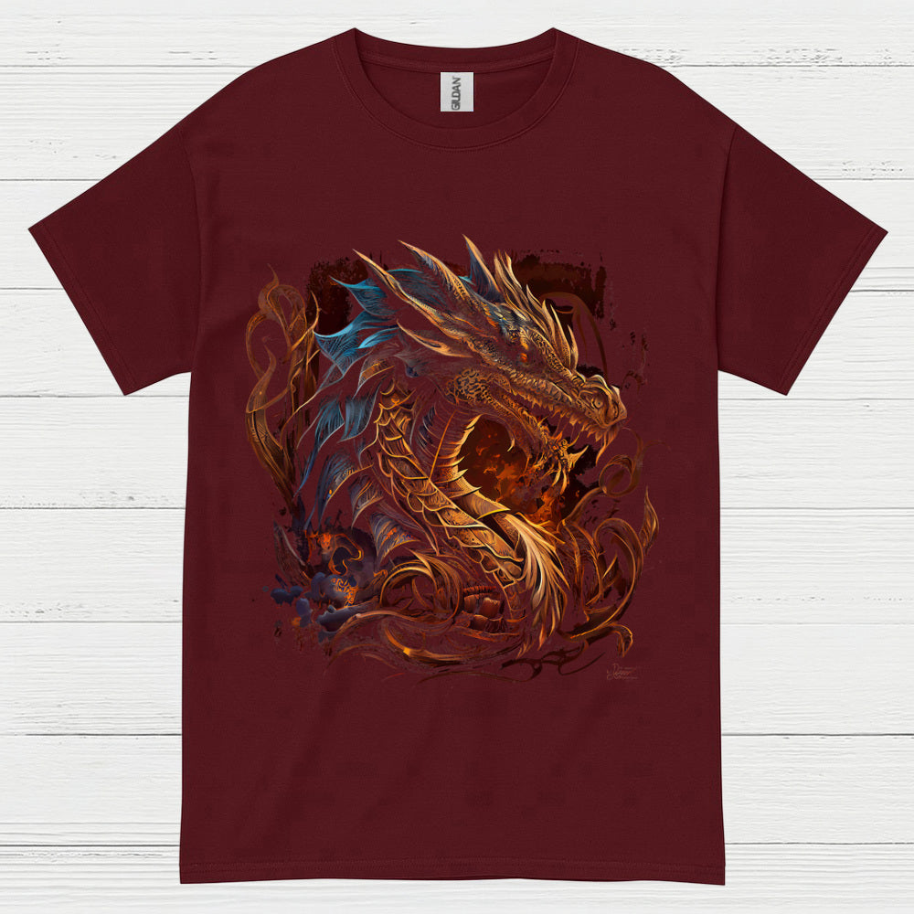 Fire and Fury Dragon T Shirt