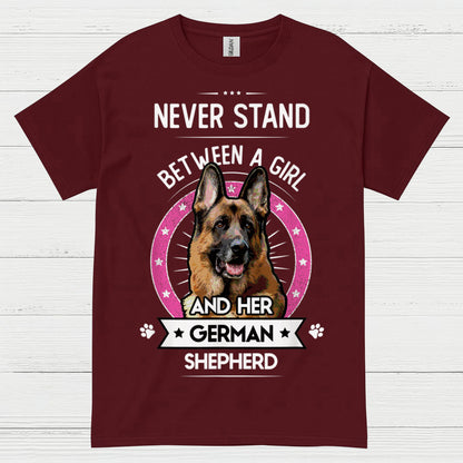 Never Stand German Shepherd T Shirt