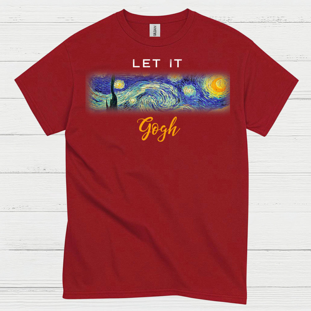 Let It Gogh Minimal Art T Shirt
