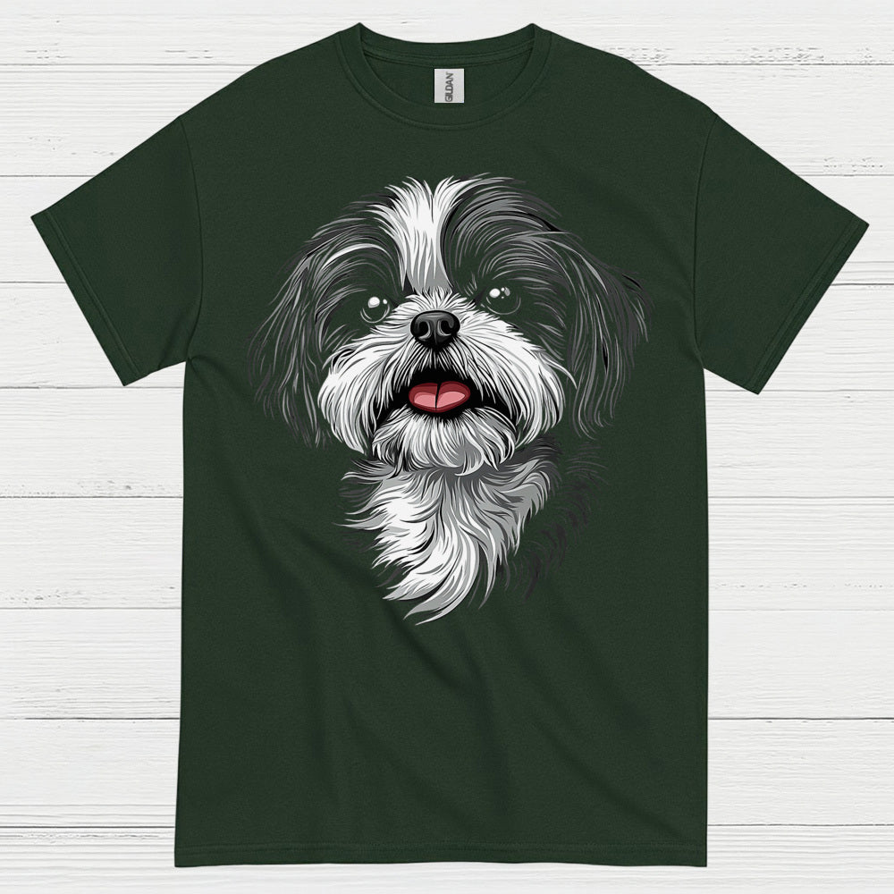 Cute Shih Tzu Portrait Graphic T Shirt