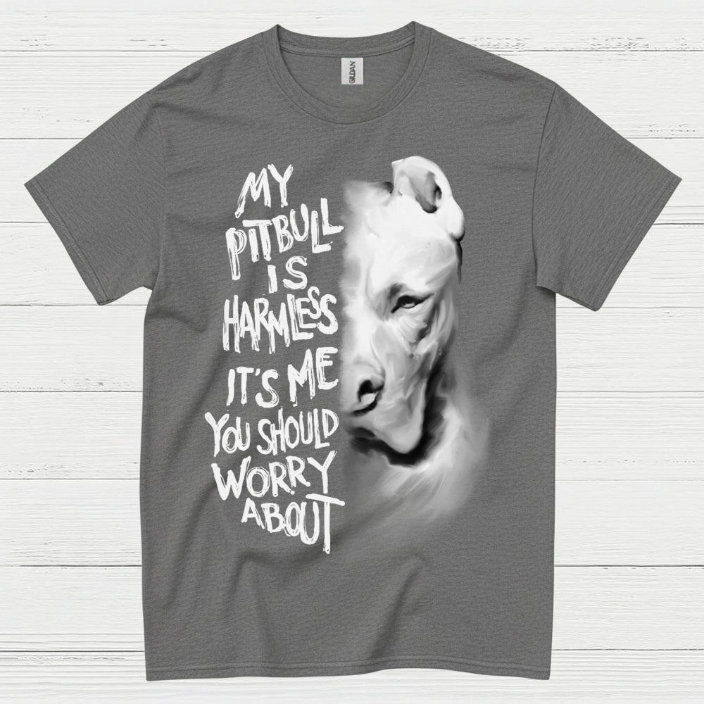My Pitbull Is Harmless Quote T Shirt
