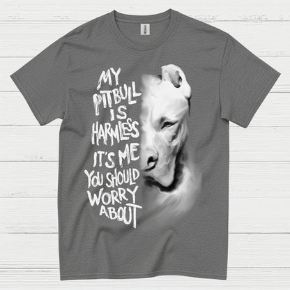 My Pitbull Is Harmless Quote T Shirt