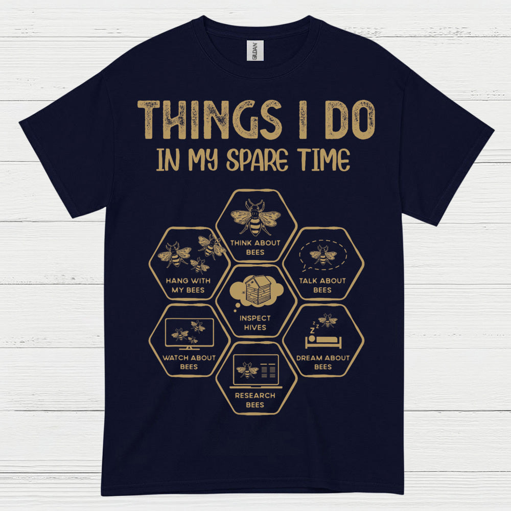 Bee Lover Spare Time Humor T Shirt