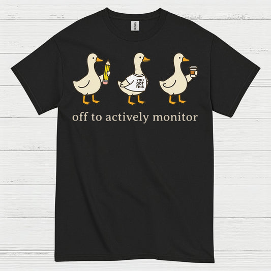 Ducks in Action Teacher T Shirt