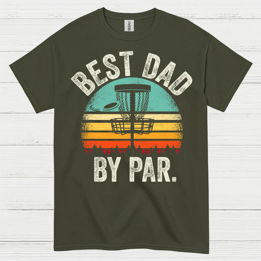 Best Dad By Par Disc Golf T Shirt